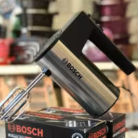 همزن برقی استیل گیربکسی با موتور قدرتمند مارک بوش آلمان اصل BOSCH موتور سنگین   سایز بزرگ  قوی و پر قدرت   دارای دو کله