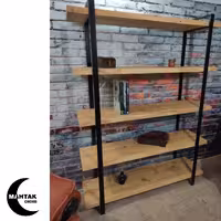 استند پنج طبقه از چوب روس و قوطی فلزی کد 207