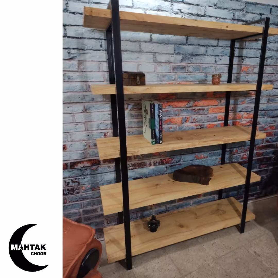 استند پنج طبقه از چوب روس و قوطی فلزی کد 207