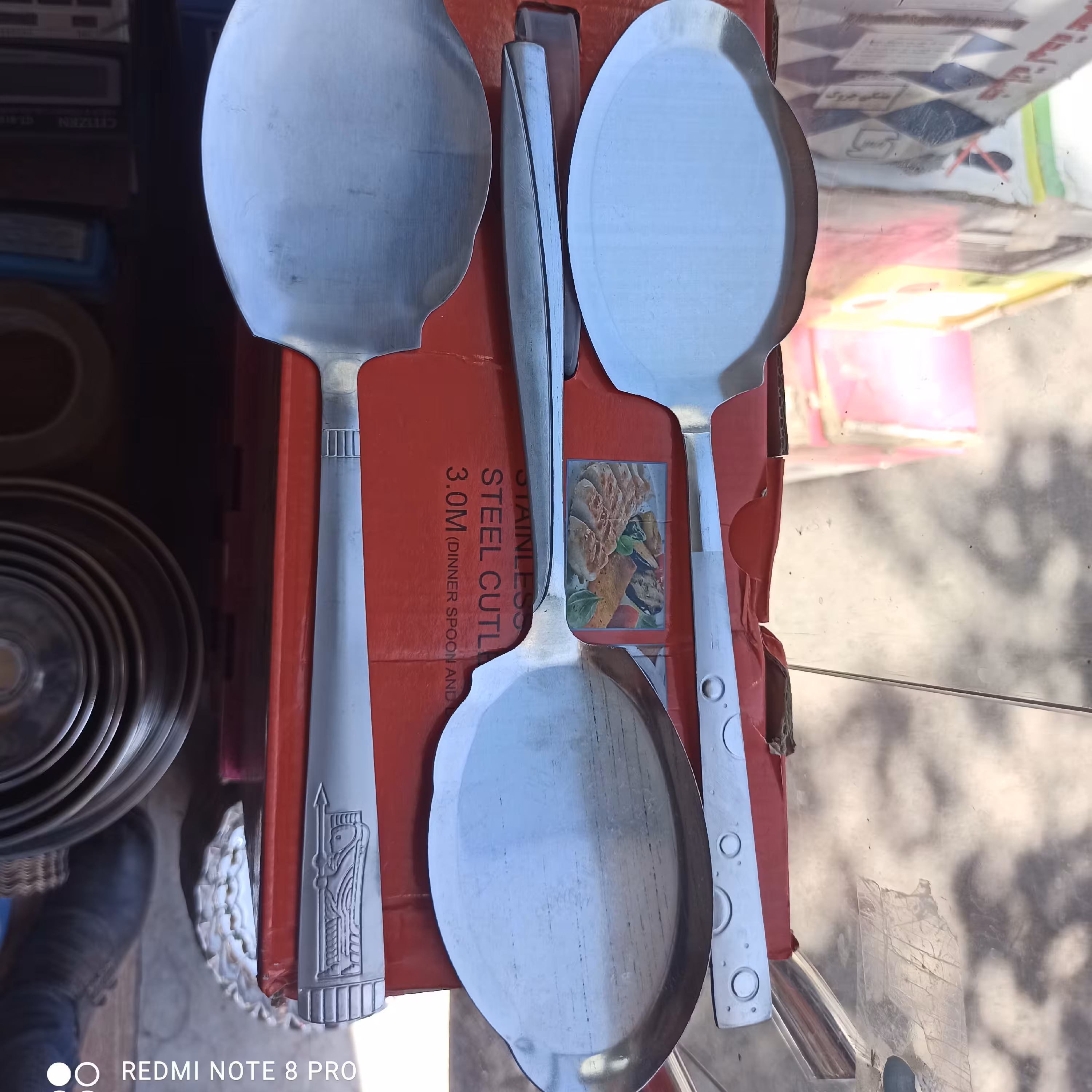 کفگیر بره کفگیر بزرگ استیل بگیر ضدزنگ فله