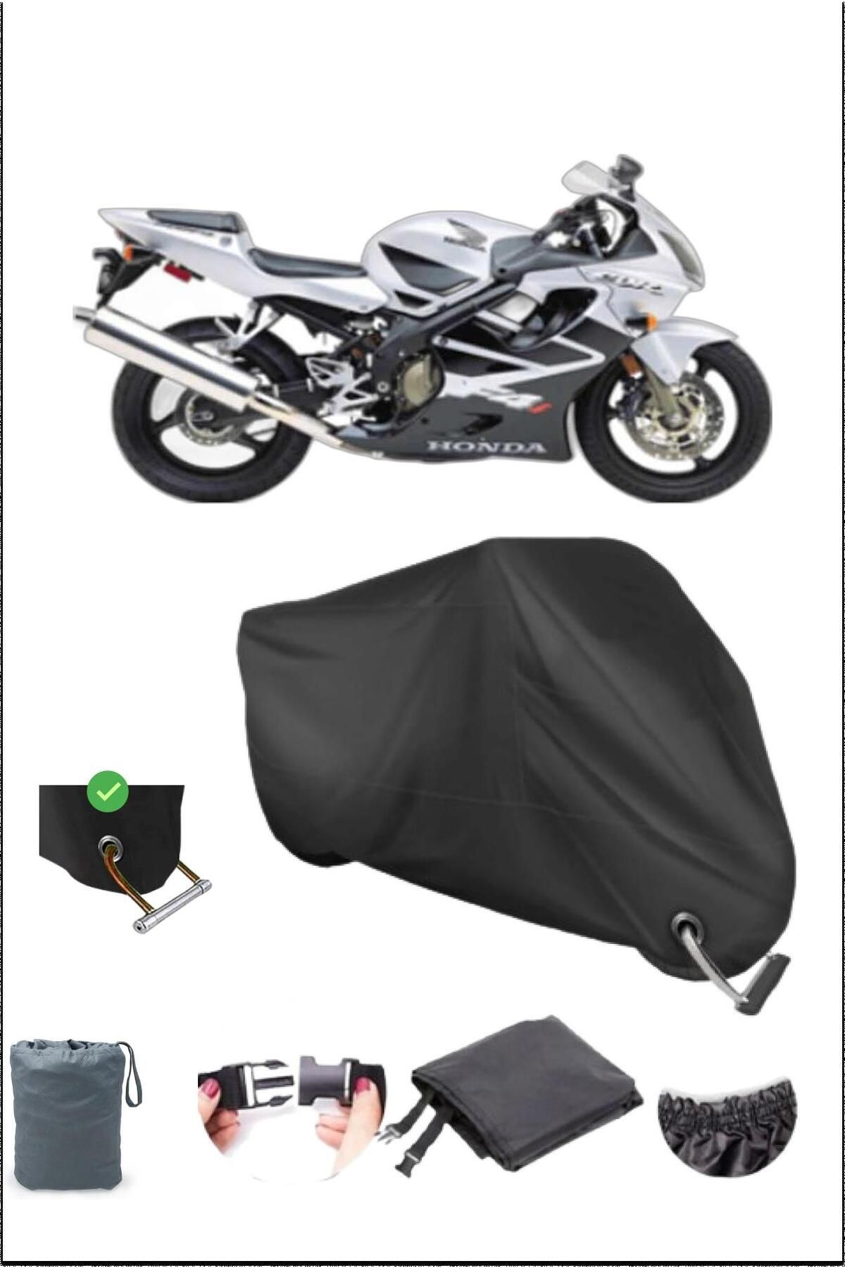 چادر موتورسیکلت مشکی HONDA CBR600FSPORT LOCK سازگار با موتور سیکلت ضد آب Breen
