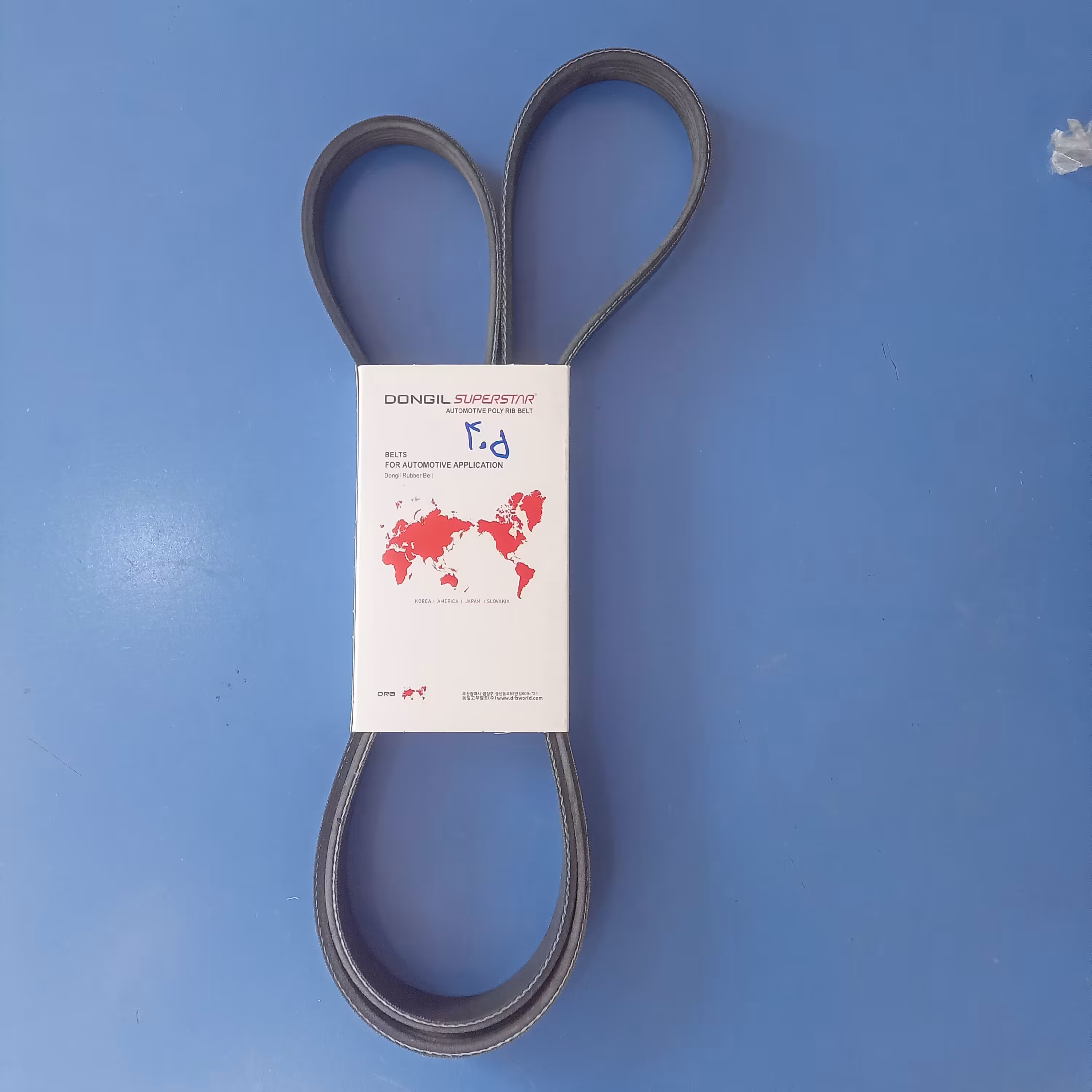 تسمه دینام پژو 405 پژو پارس معمولی سمند وموتور 1800 ماشین شاهین دانگیل کره اصلی 