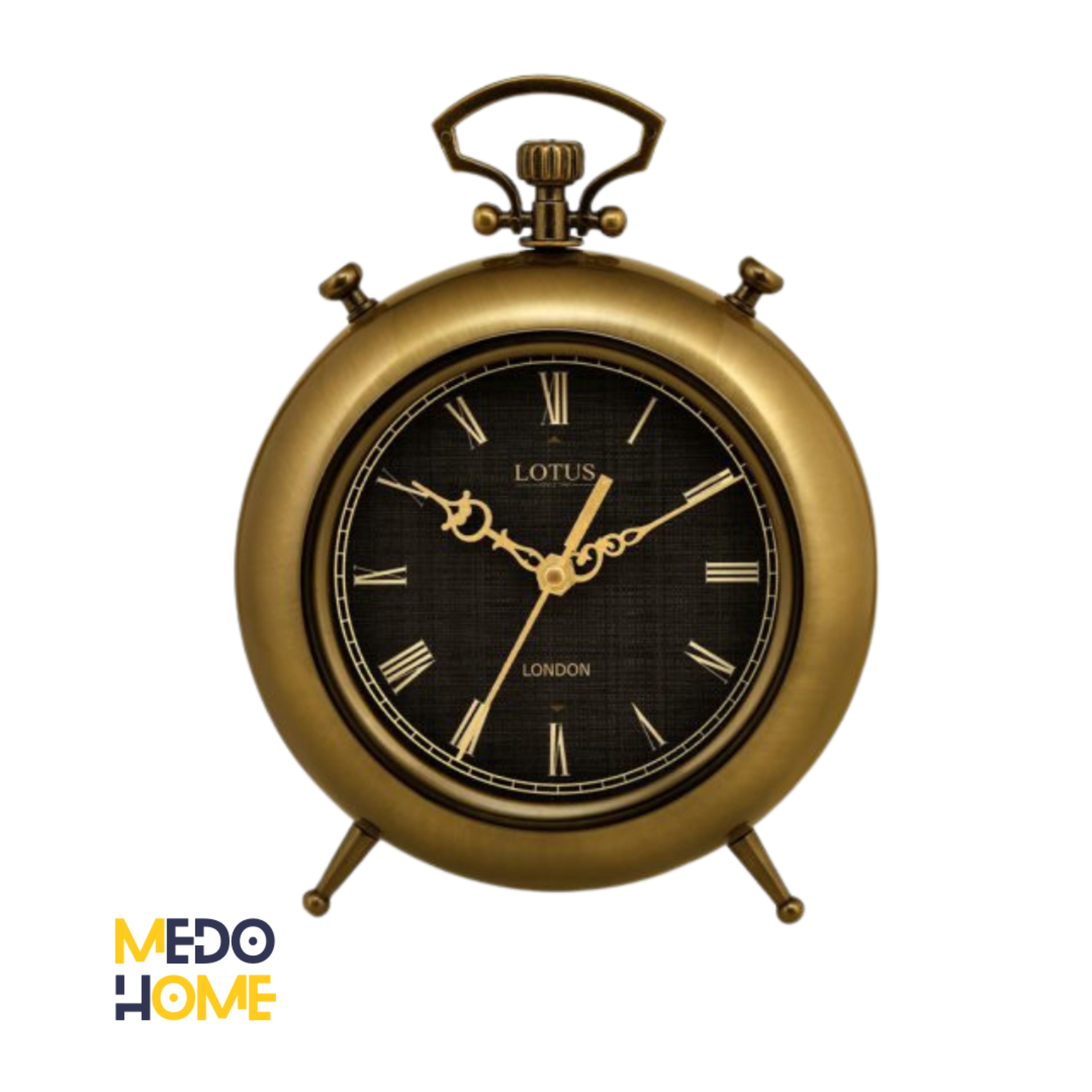 ساعت فلزی رومیزی SAN LUIS کد BS-500 رنگ آنتیک