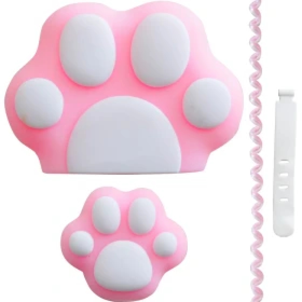 پک محافظ سیلیکونی کابل و آداپتور طرح پنجه مناسب برای شارژر 20W اپل بسته چهار عددی