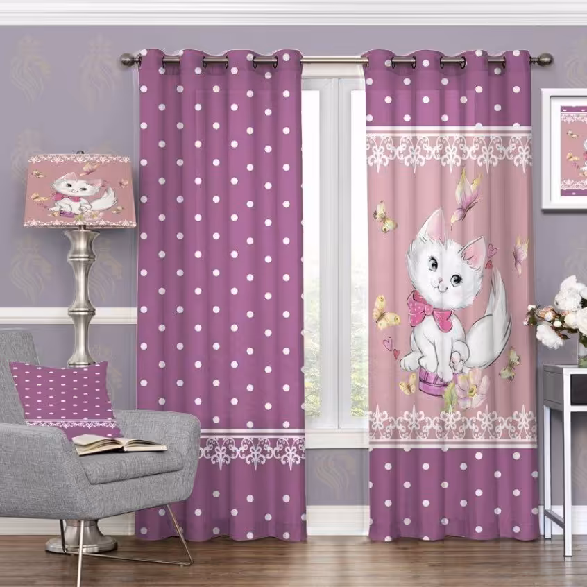 پرده چاپی  پانچ  اتاق کودک کد 970