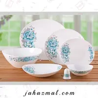 سرویس غذاخوری پارس اپال طرح مانیسا آبی کد 265