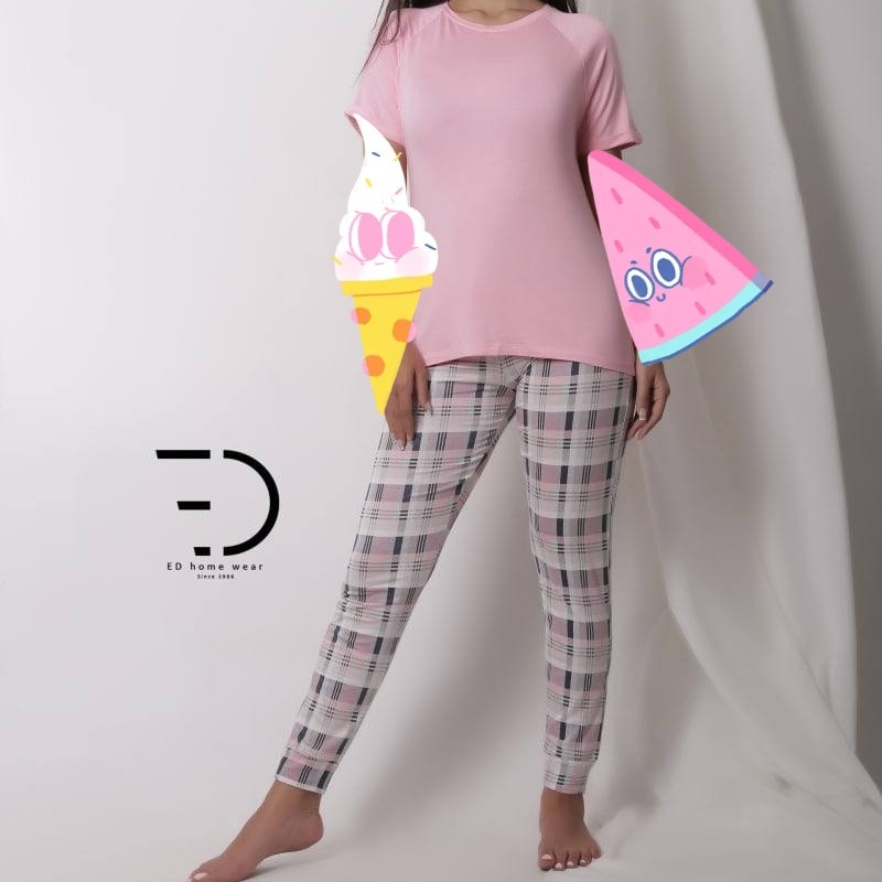 تیشرت شلوار نخ بامبو بسیار خنک و عالی در دو رنگ صورتی و ابی فیروزه ای چهار سایز m l xl xxl