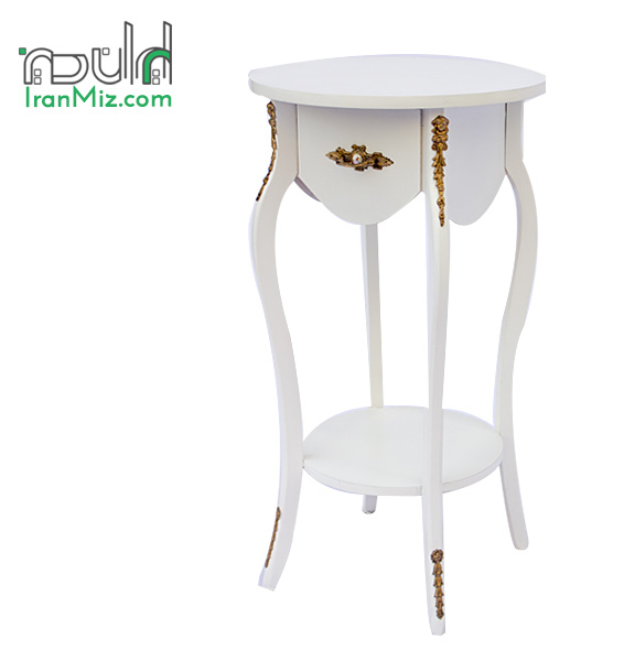 میز تلفن تک کشو گرد