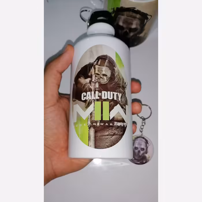 قمقمه گیمینگ کالاف دیوتی مدرن وارفار 2  (گوست محبوب ) call of duty modern warfare 2