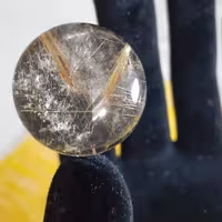  سنگ کوارتز  روتایل طلایی