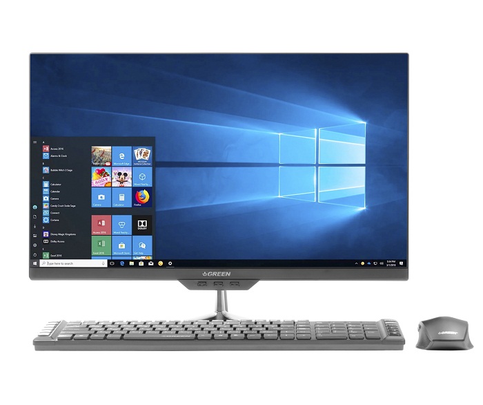کامپیوتر All In One گرین 23.8 اینچی مدل GX24-i3 پردازنده Core i3 رم 8GB حافظه 1TB 240GB SSD گرافیک Intel