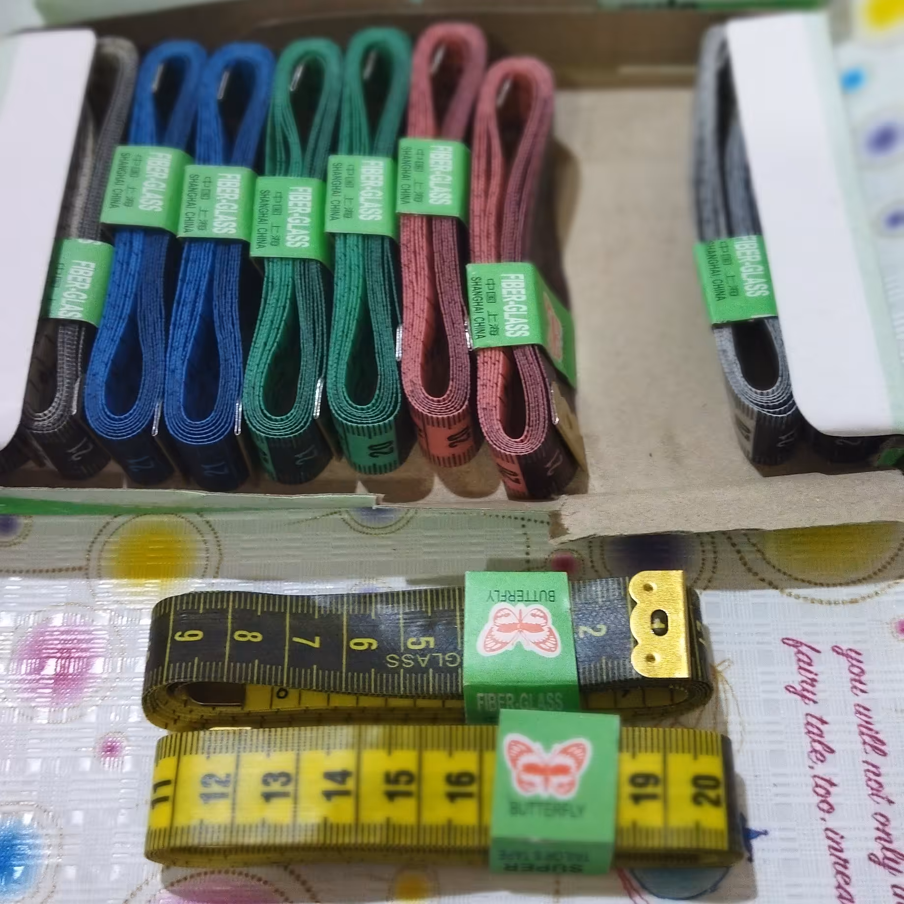 متر خیاطی 1.5 متری دورنگ