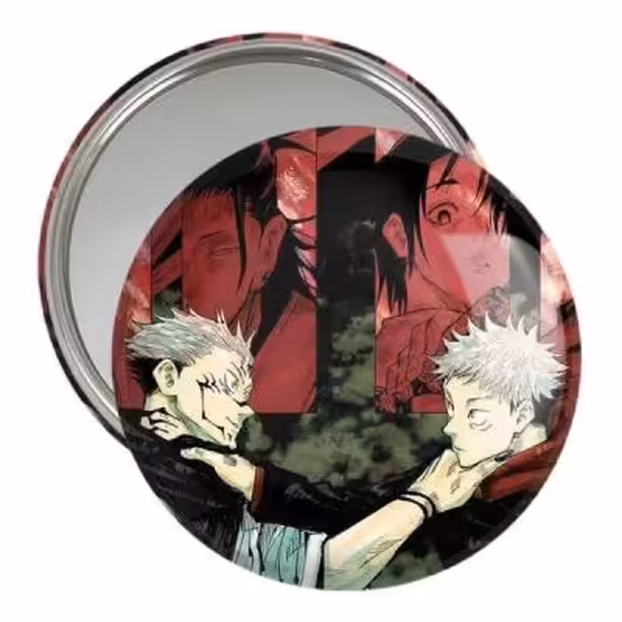 آینه جیبی خندالو مدل یوجی و سوکونا انیمه جوجوتسو کایزن کد 11080