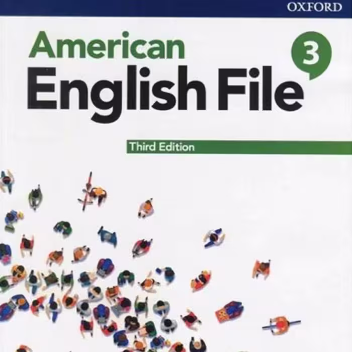 کتاب زبان american english file 3 ویرایش سوم همراه با کتاب کار  فایل صوتی Q rcod