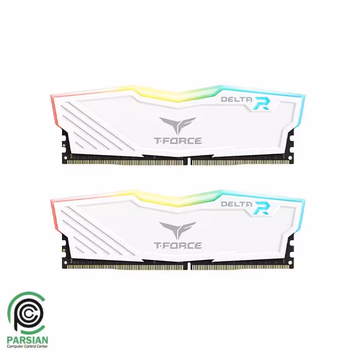 رم دسکتاپ تیم گروپ RAM TEAM GROUP DDR4 64GB 3200Mhz T-Force Delta RGB