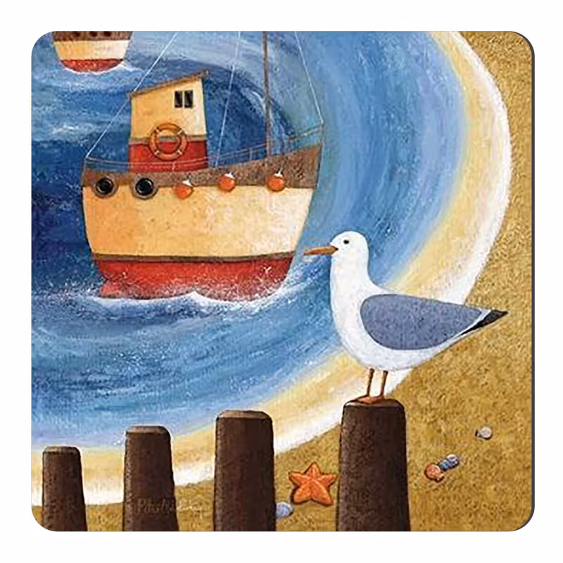 مگنت یخچال طرح مرغ دریایی کد wmg204