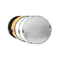 رفلکتور پنج کاره 80cm دسته دار لنزیوم