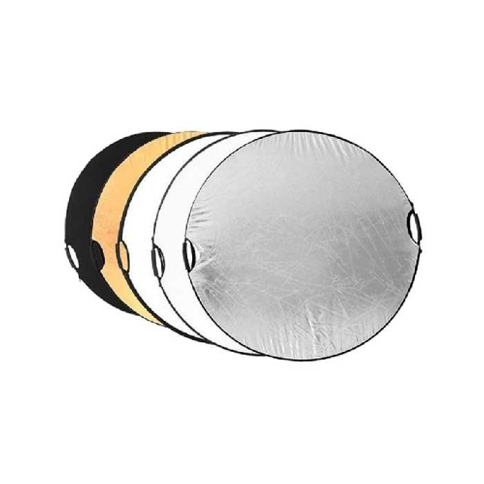 رفلکتور پنج کاره 80cm دسته دار لنزیوم