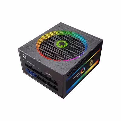 پاور فول ماژولار 1050 وات گیم مکس ARGB مدل RGB1050 rainbow 80 plus gold