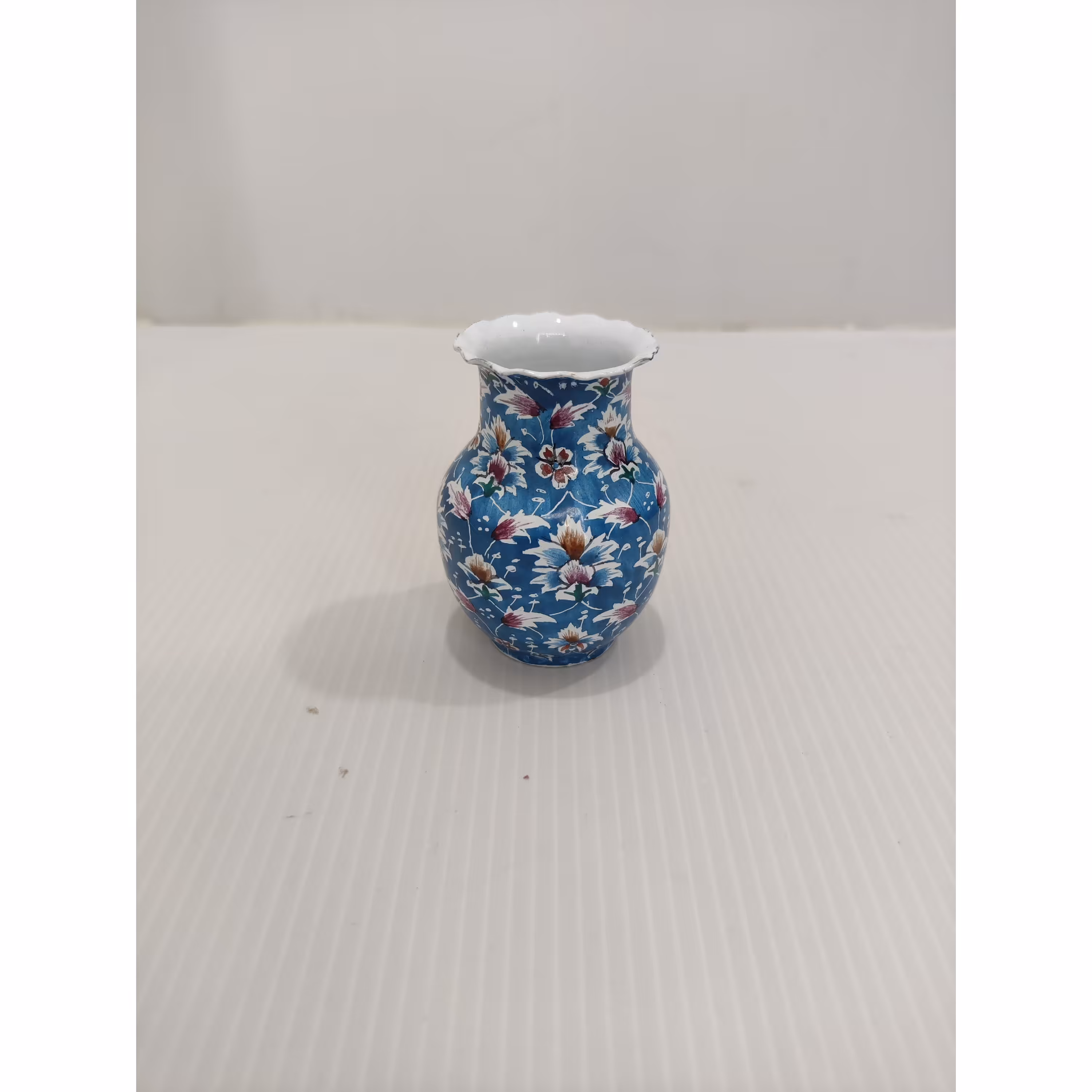گلدان  کوچک ابی فیروزه ای (011)