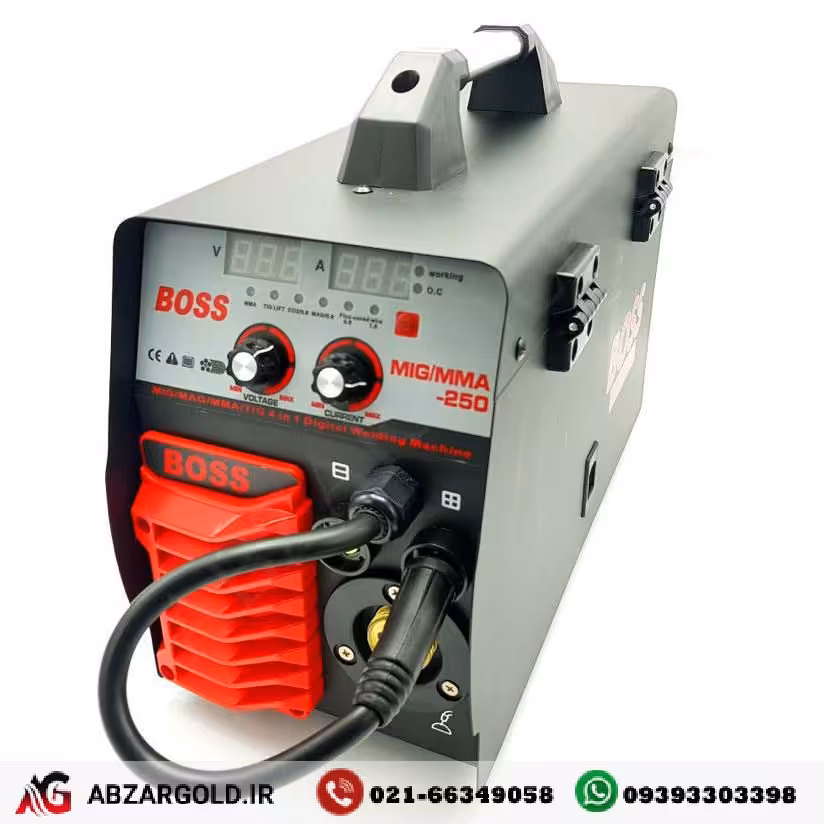دستگاه جوش 250 آمپر باس مدل MIG/MMA-250