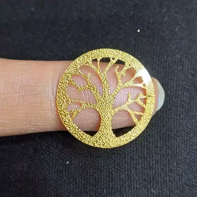 استیکر تکی طلایی درخت جاودان