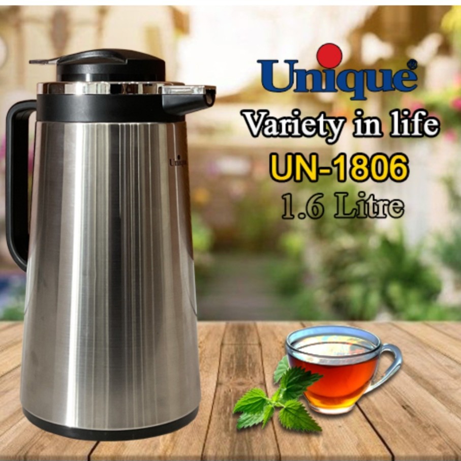 فلاسک 1.6 لیتر یونیک استیل شیشه دار یونیک کد 1806 (ارسال رایگان)