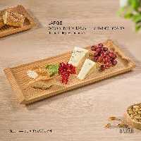 تخته سرو مستطیل چوبی لیمون
