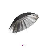 چتر 150 سانت داخل نقره ای Reflector black &amp; silver umbrella 150cm