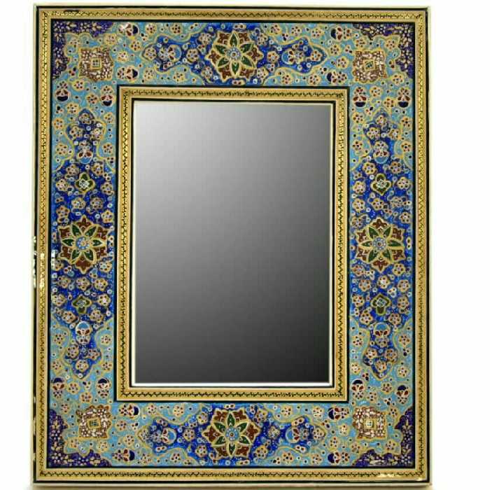 آینه هفت سین خاتم طرح تذهیب 13 در 18