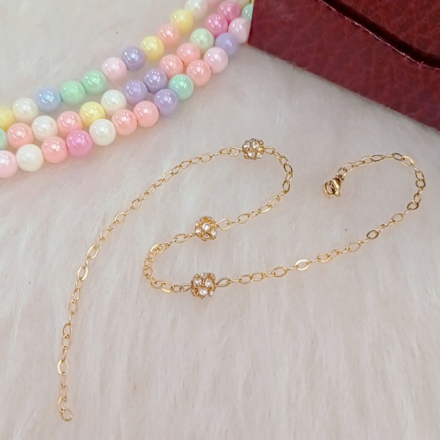 دستبند استیل توپی