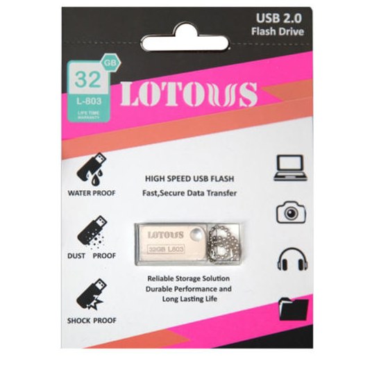 فلش مموری لوتوس مدل L803 با ظرفیت 32 گیگ