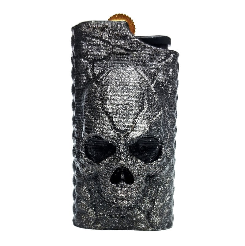 فندک اسکلت یا skull ترک دار شناسه 2.6.21