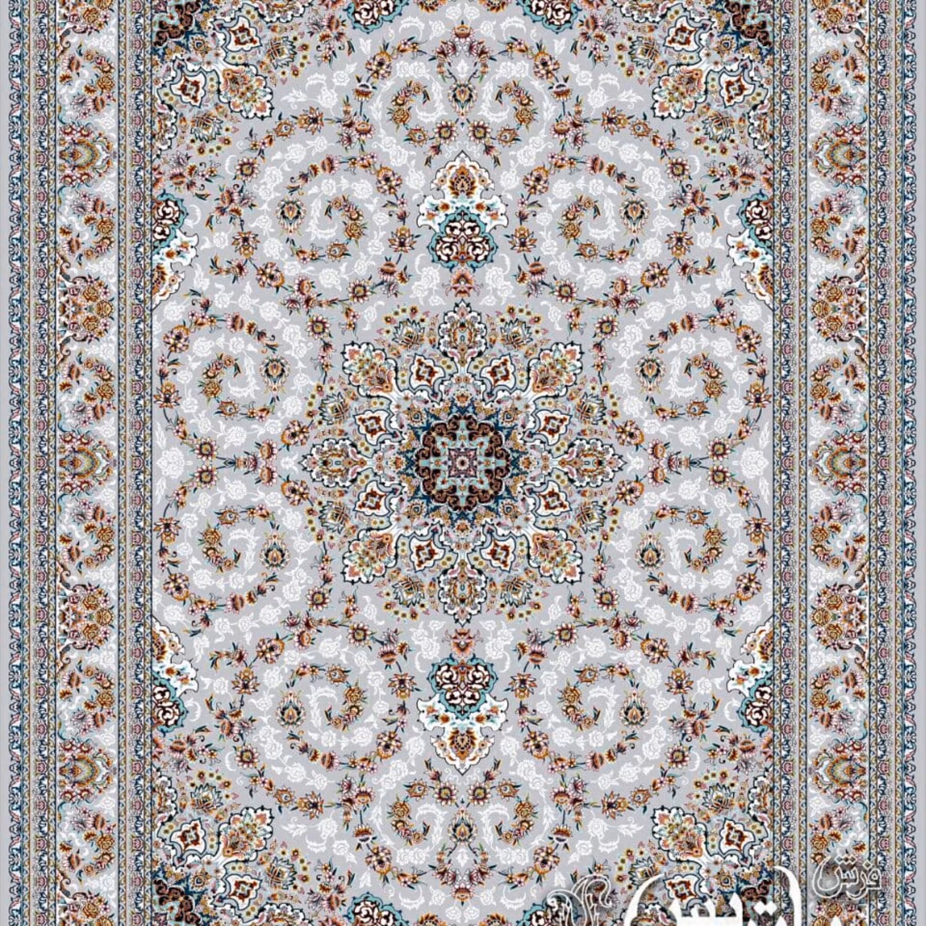 فرش پاتریس 700شانه تراکم 2550 طرح آیدا  فیلی کناره 2 متری