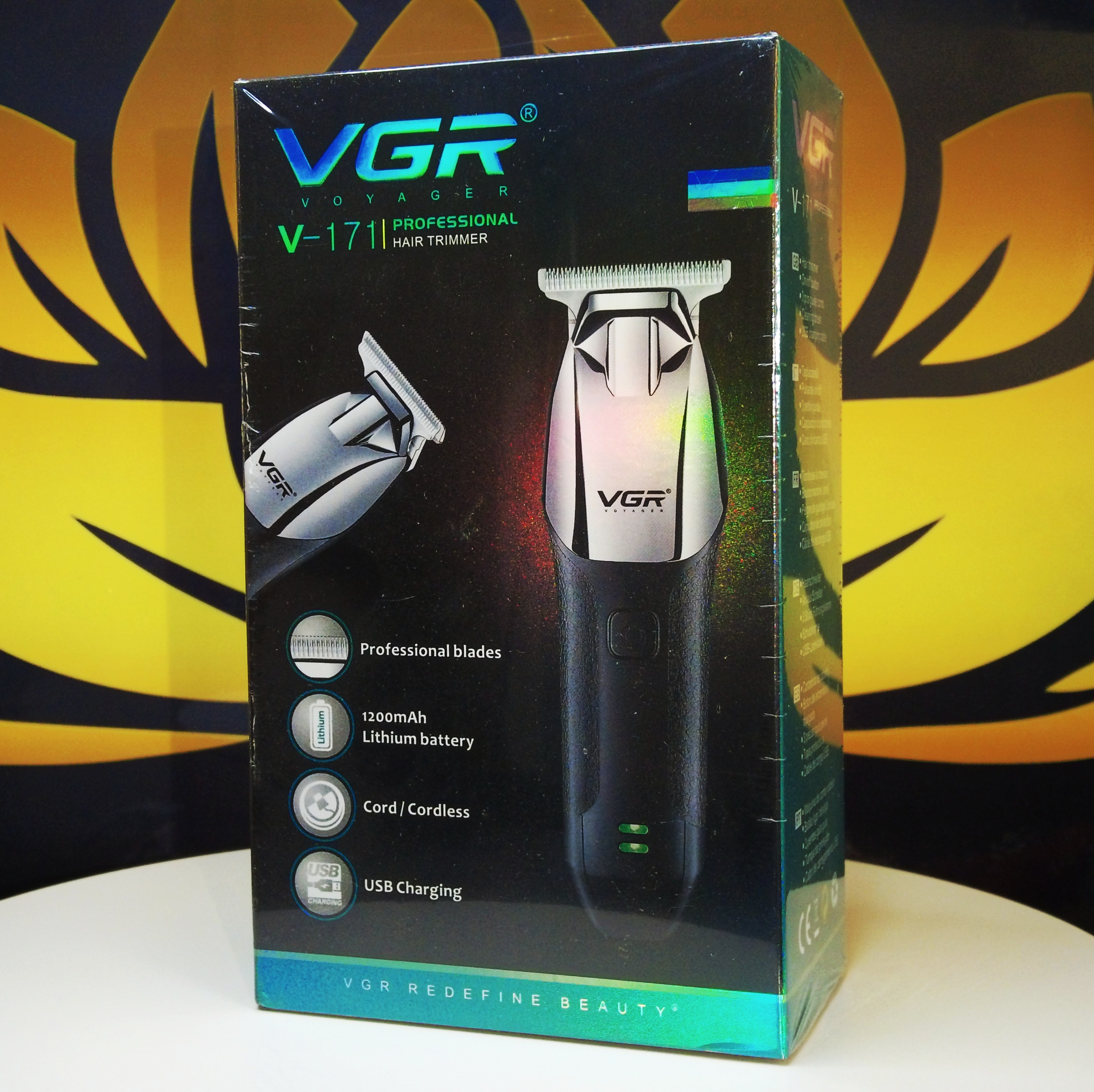 ماشین اصلاح موی سر و صورت وی جی ار مدل V-171