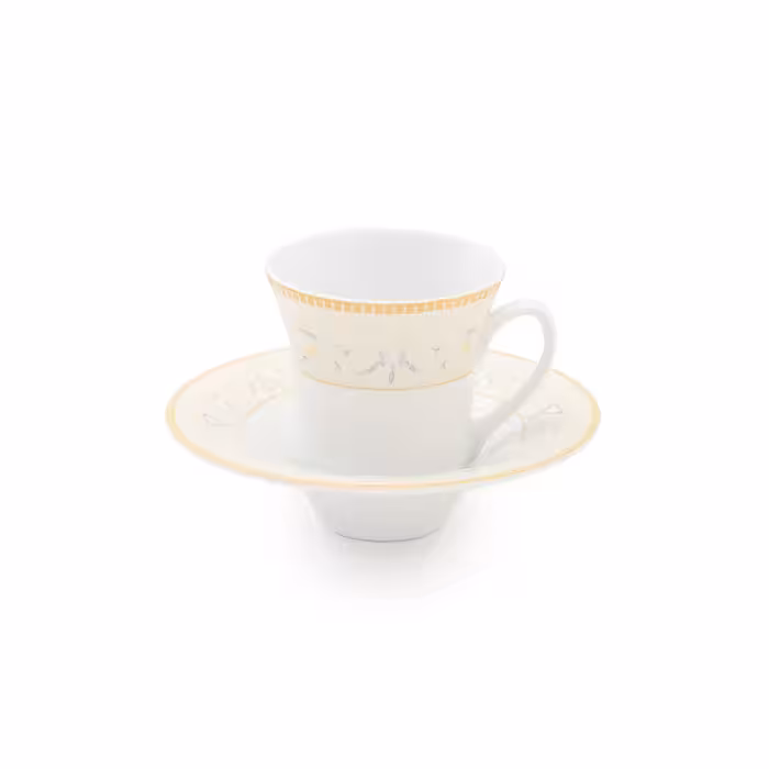 سرویس چینی زرین 6 نفره چای خوری جنوا (12 پارچه)