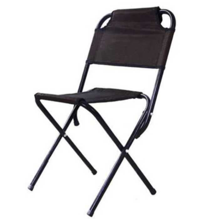 صندلی تاشو پشتی دار  مسافرتی (پارکی)(سفری) با لوله 25