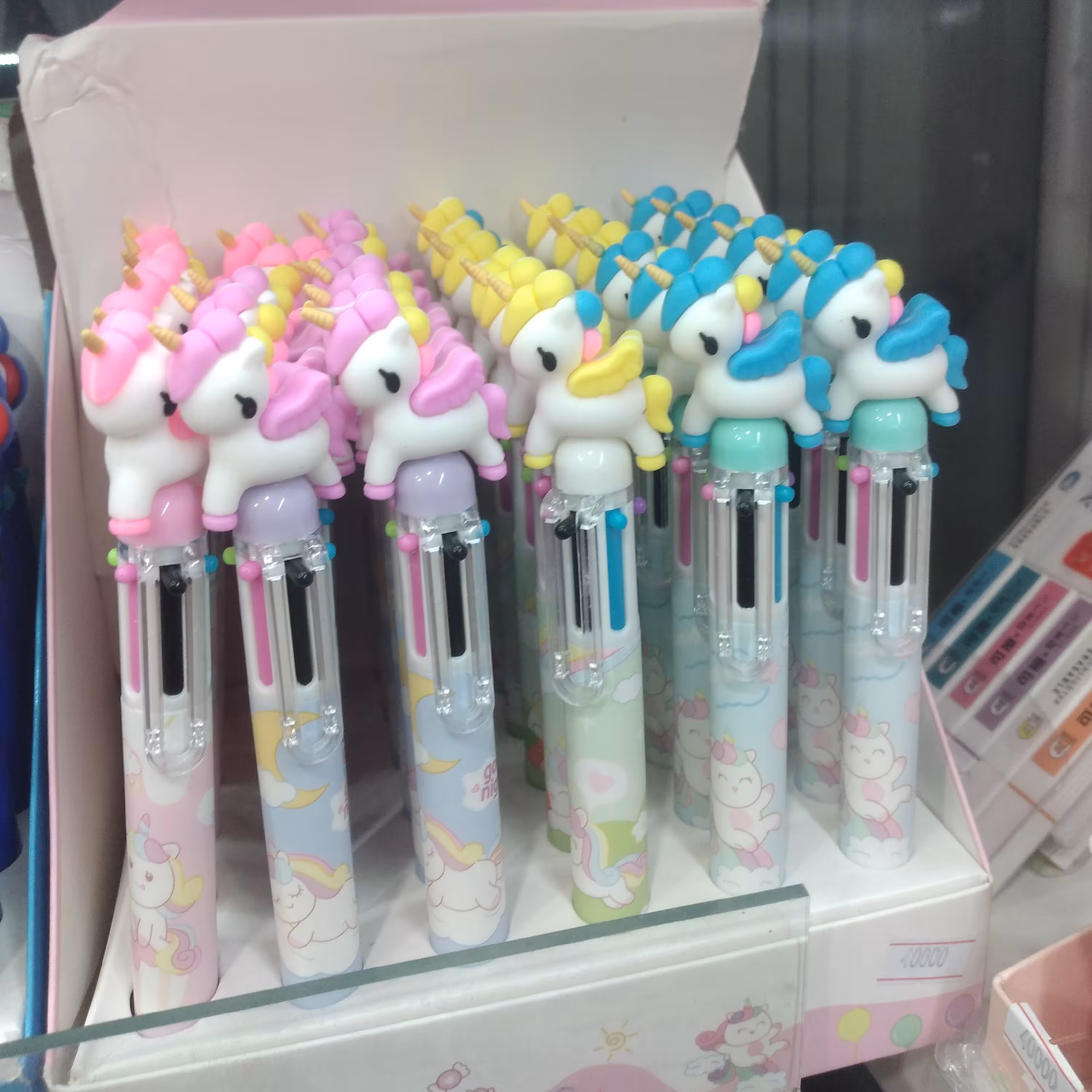 خودکار 6 رنگ طرح یونیکورن