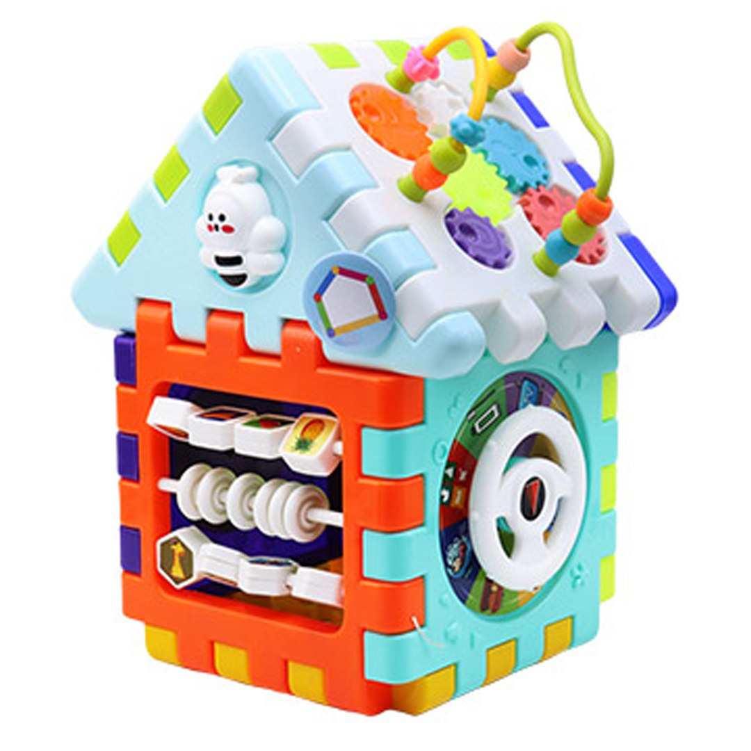 اسباب بازی فکری آموزشی کلبه هوش 8 کاره سایز بزرگ برند دانیال  صادراتی 