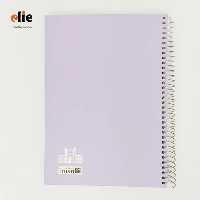 دفتر سیمی 100 برگ ایمان جلد سخت طرح 002