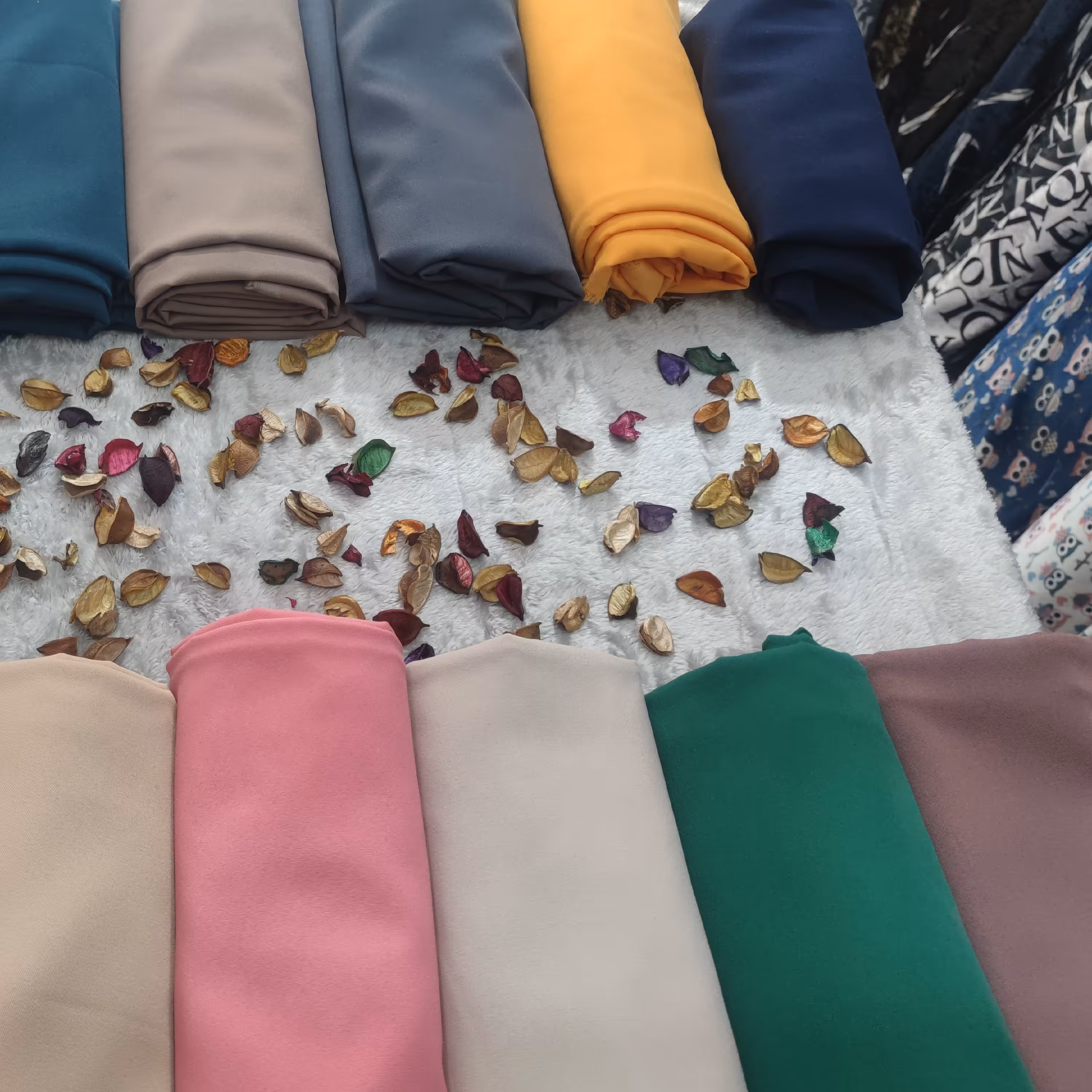 پارچه کرپ کش رنگبندی