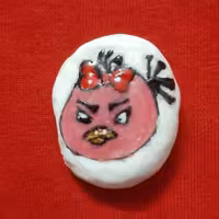 نقاشی روی قلوه سنگ دکوری