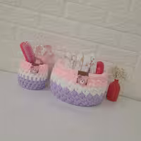 سبد تریکو.باکس تریکو.سیسمونی.تریکو بافی.سبد تریکو دخترانه.سبد تریکو عروسکی.سبدتریکو خرسی