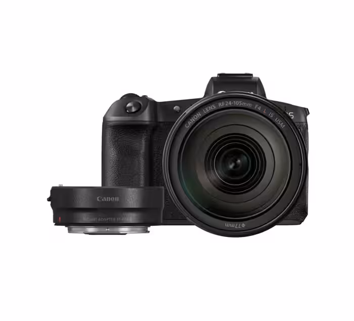 دوربین بدون آینه کانن EOS R به همراه لنز RF 24-105mm و آداپتور EF