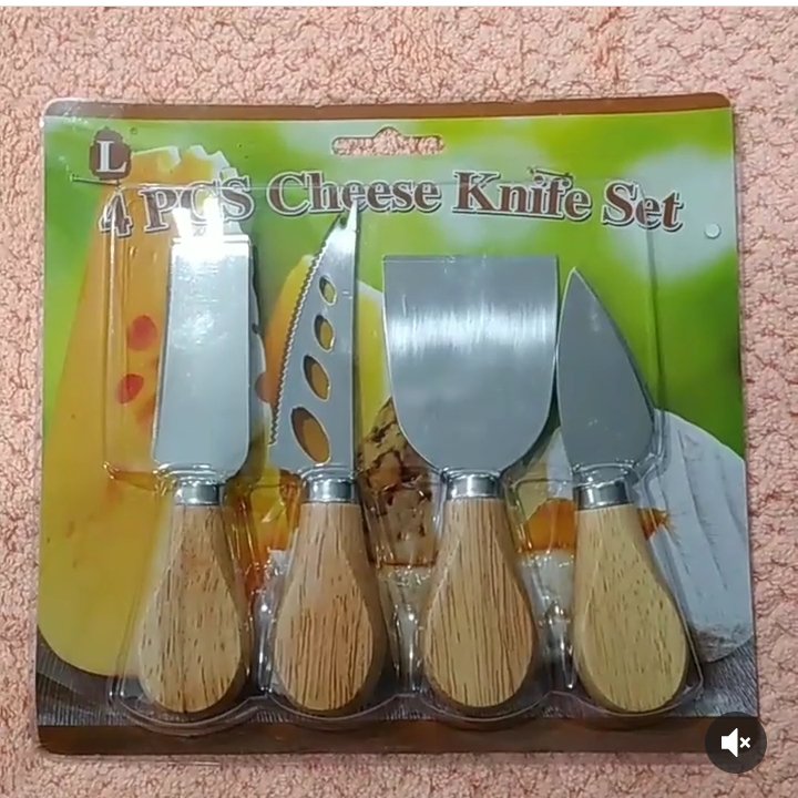 ست ابزار  صبحانه خوری دسته چوبی 