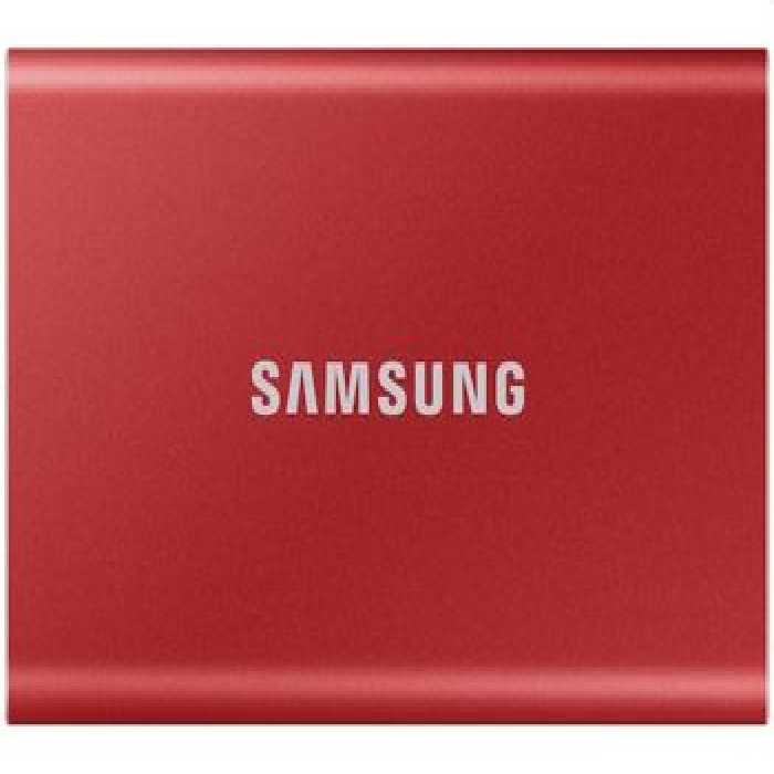 اس اس دی اکسترنال سامسونگ مدل Samsung T7 قرمز ظرفیت 1 ترابایت