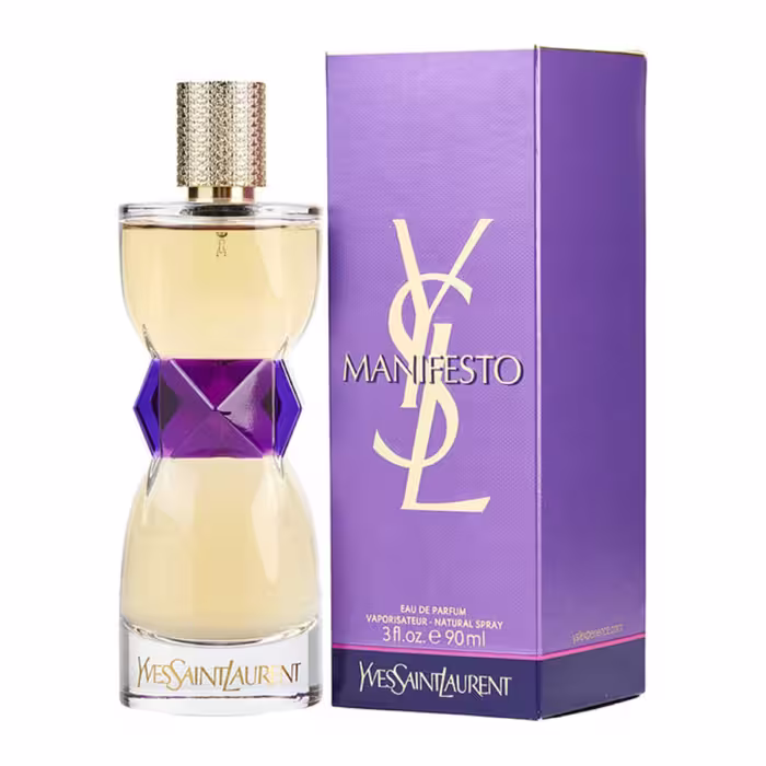 عطر اورجینال خالص ایو سن لورن مانیفستو  (منیفستو)(1میل) ماندگاری 48 ساعت تضمینی پخش فوق العاده برند لوزی سوییس گرید تاپ