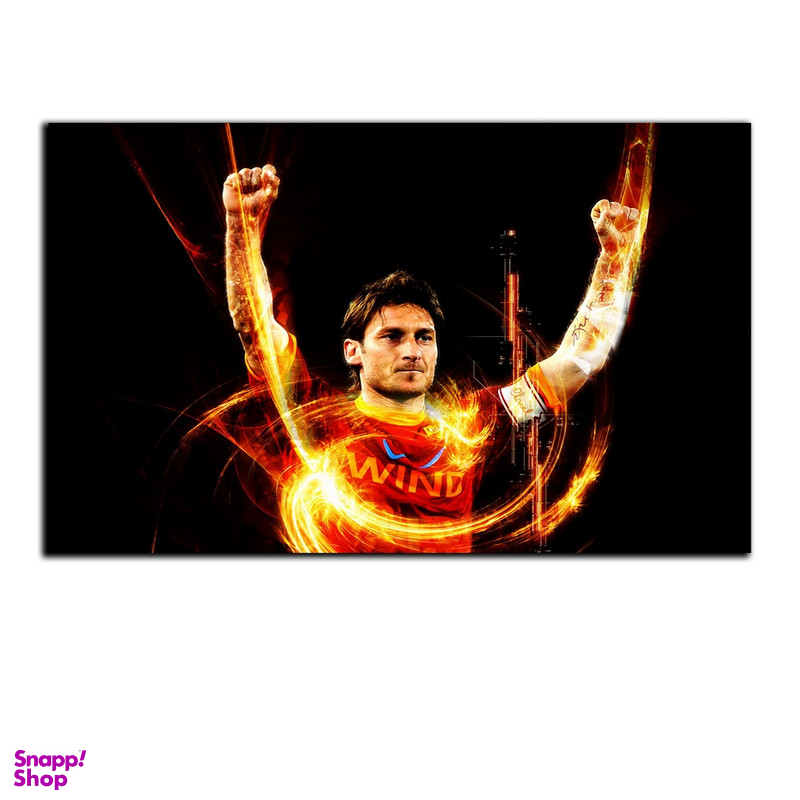 تابلو شاسی بکلیت طرح بازیکن فوتبال باشگاه رم فرانچسکو توتی مدل SH-S7033