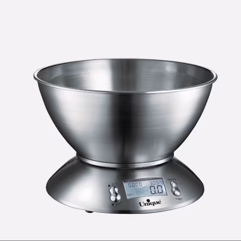 ترازو دیجیتال 5 کیلو استیل خارجی یونیک کد 6518