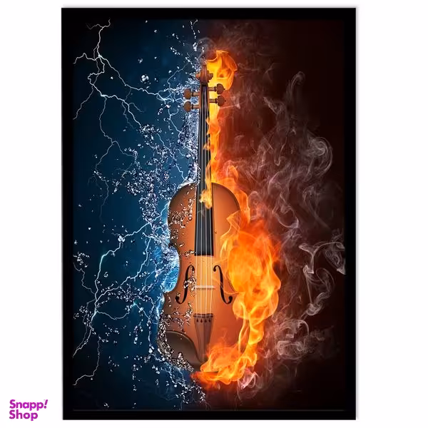 تابلو بکلیت طرح آلات موسیقی ویولن مدل B-S15842